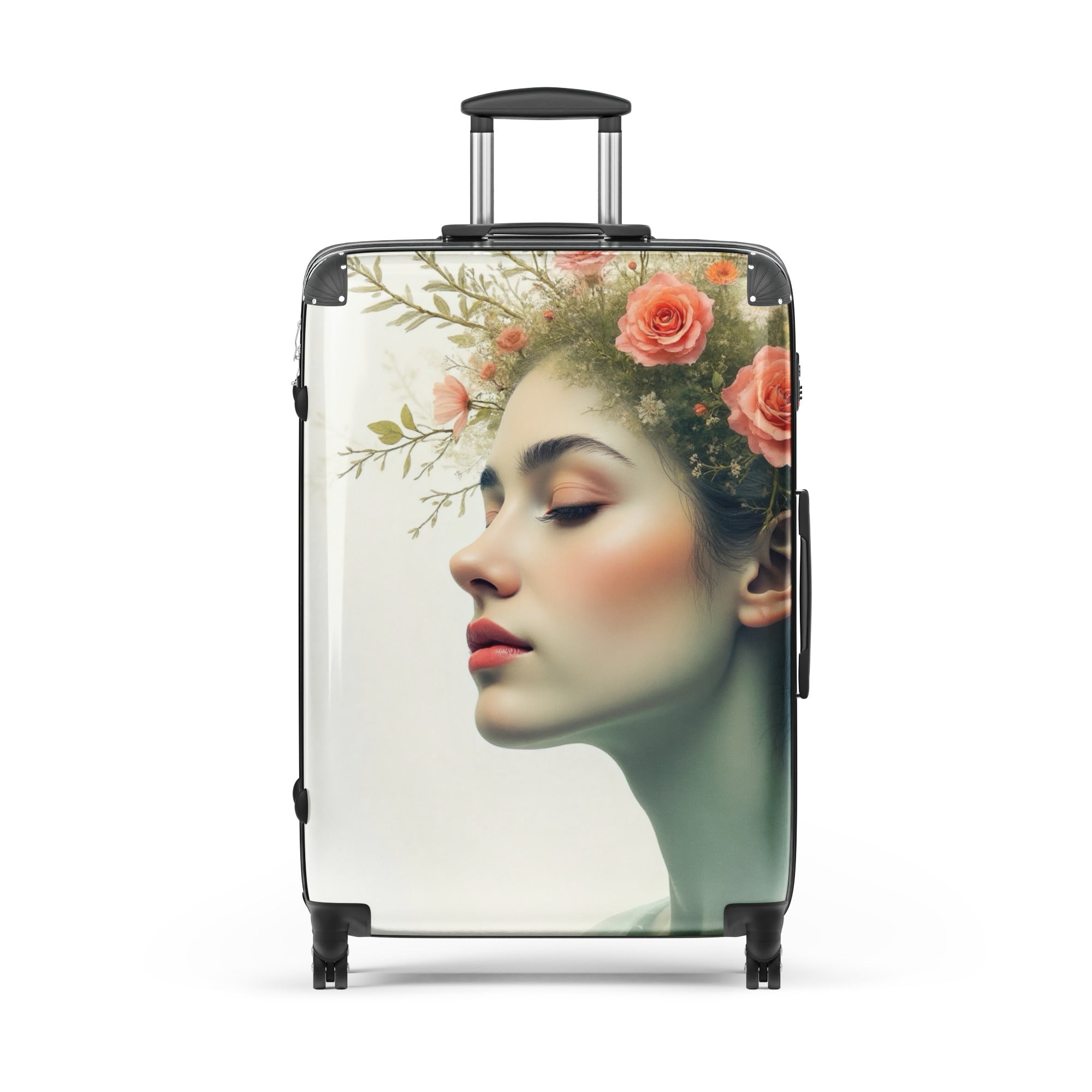 RGRM - BloomVoyage – Floral Crown Art Suitcase - RaGuiRoMo Store