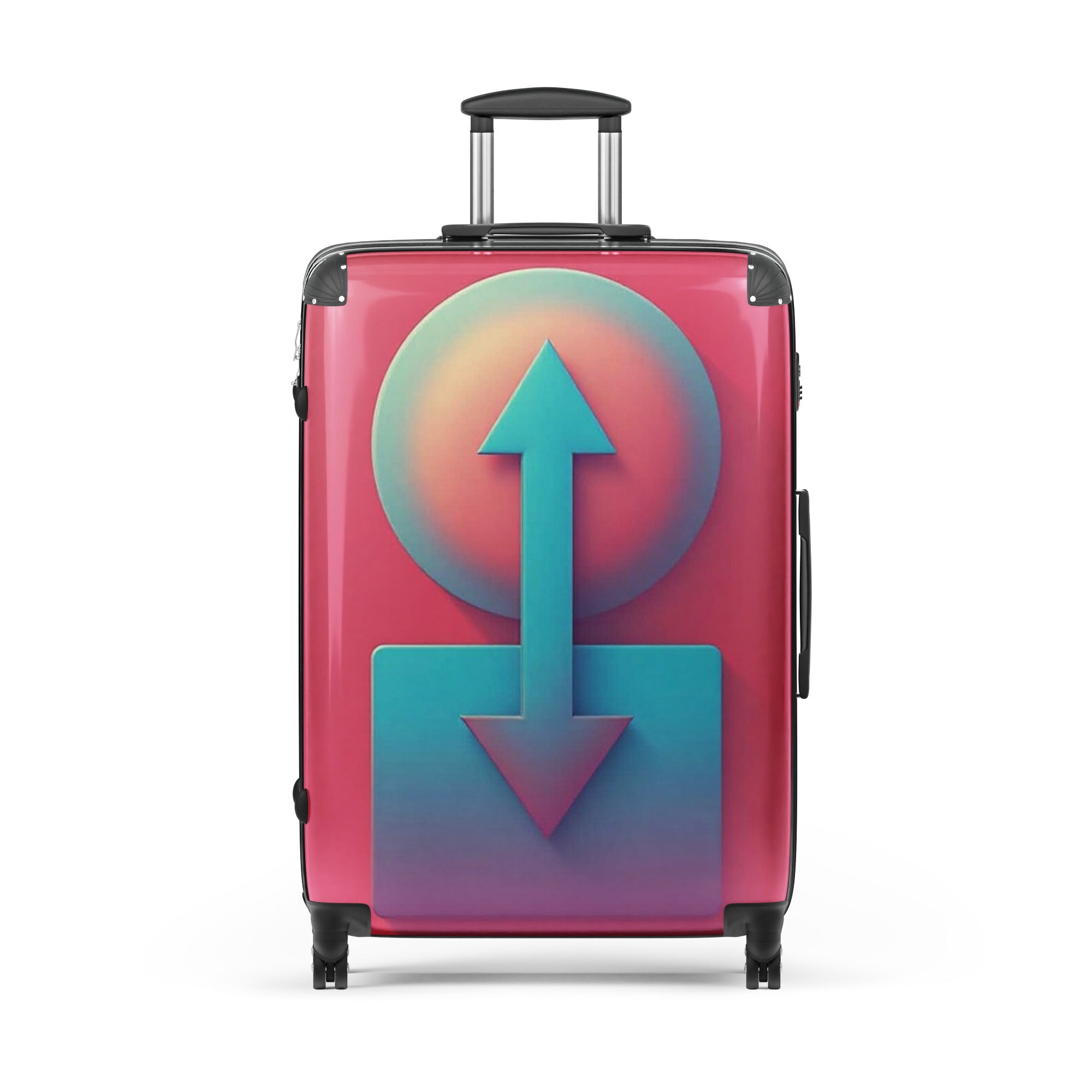 RGRM - NeonAxis – Geometric Gradient Travel Suitcase - RaGuiRoMo Store