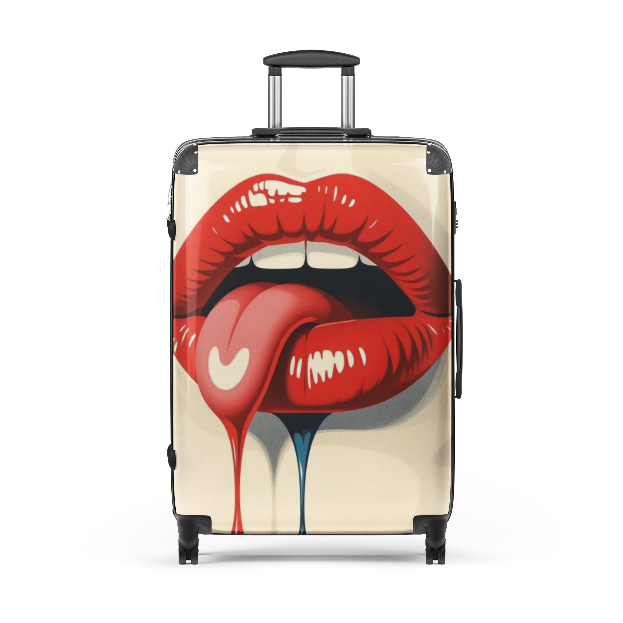 RGRM - LickFlux – Dripping Tongue Pop-Art Suitcase - RaGuiRoMo Store