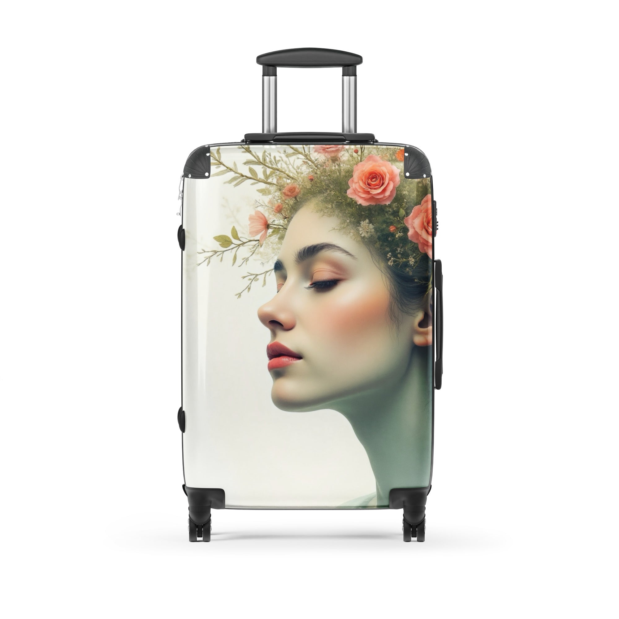 RGRM - BloomVoyage – Floral Crown Art Suitcase - RaGuiRoMo Store
