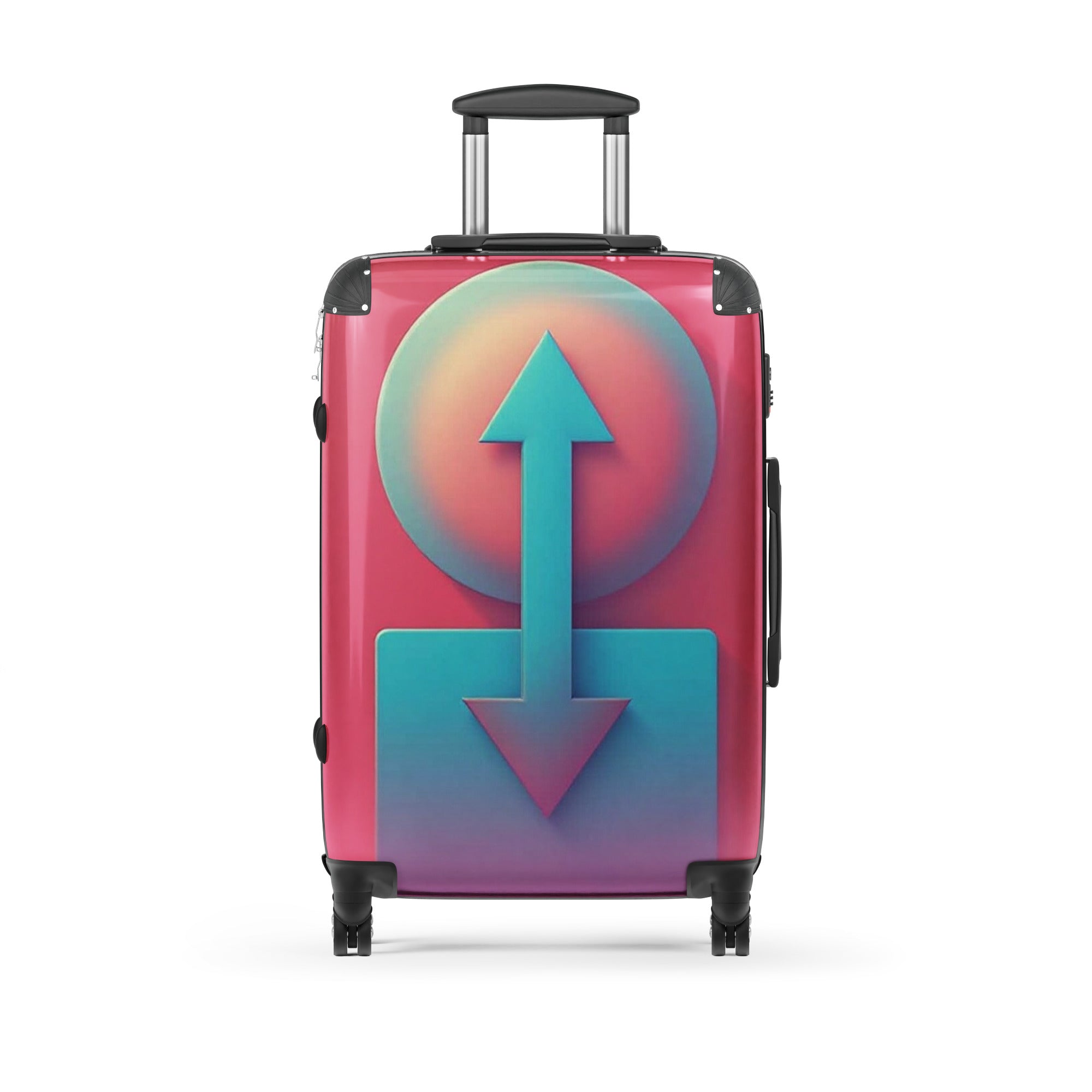 RGRM - NeonAxis – Geometric Gradient Travel Suitcase - RaGuiRoMo Store