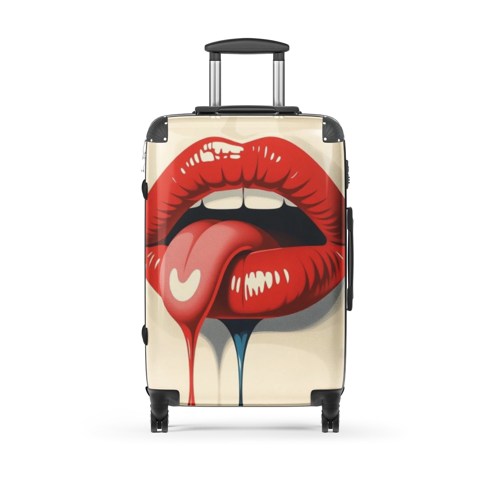 RGRM - LickFlux – Dripping Tongue Pop-Art Suitcase - RaGuiRoMo Store