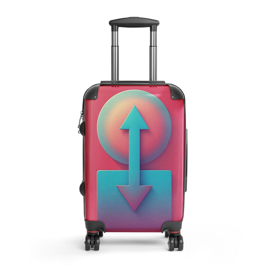 RGRM - NeonAxis – Geometric Gradient Travel Suitcase - RaGuiRoMo Store