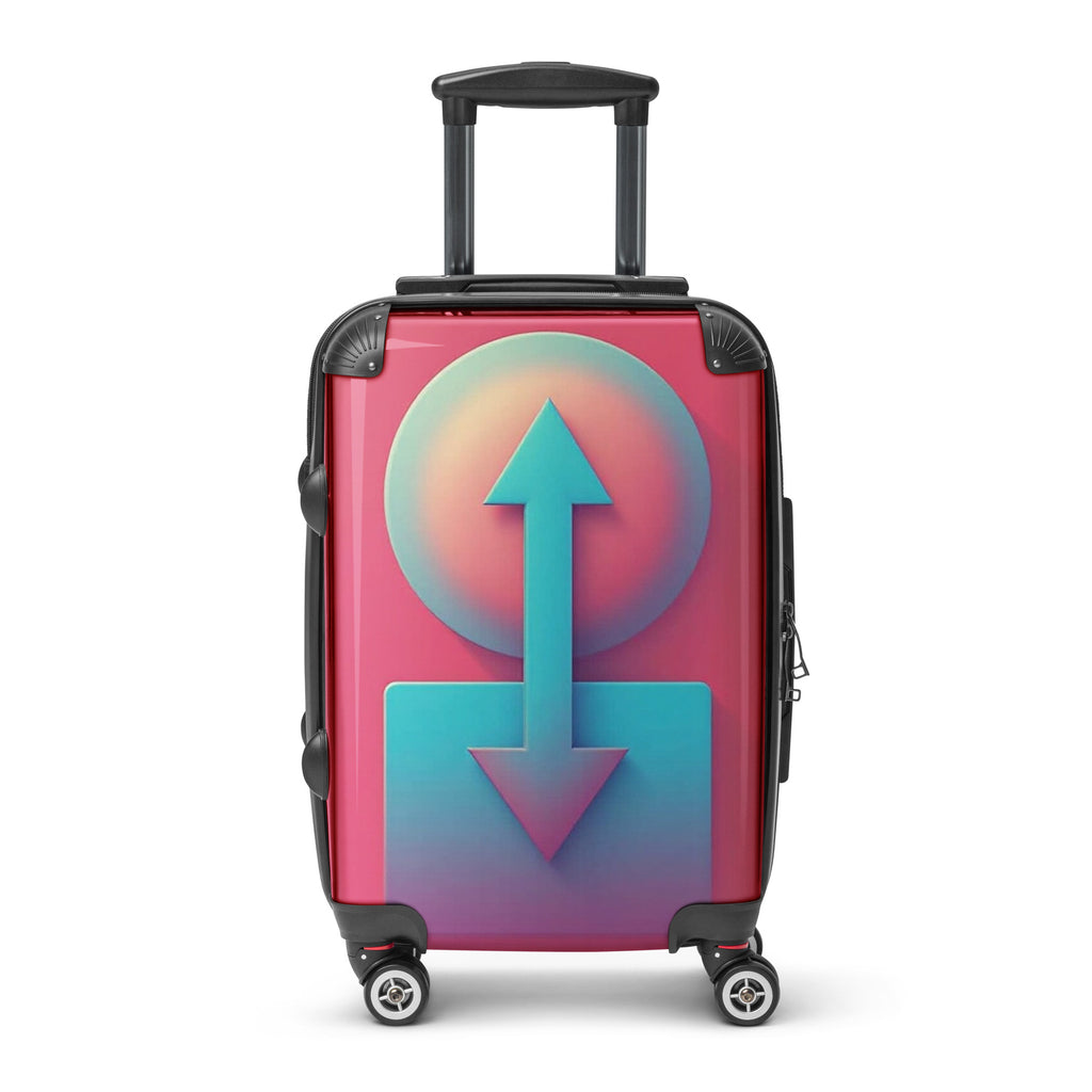 RGRM - NeonAxis – Geometric Gradient Travel Suitcase - RaGuiRoMo Store