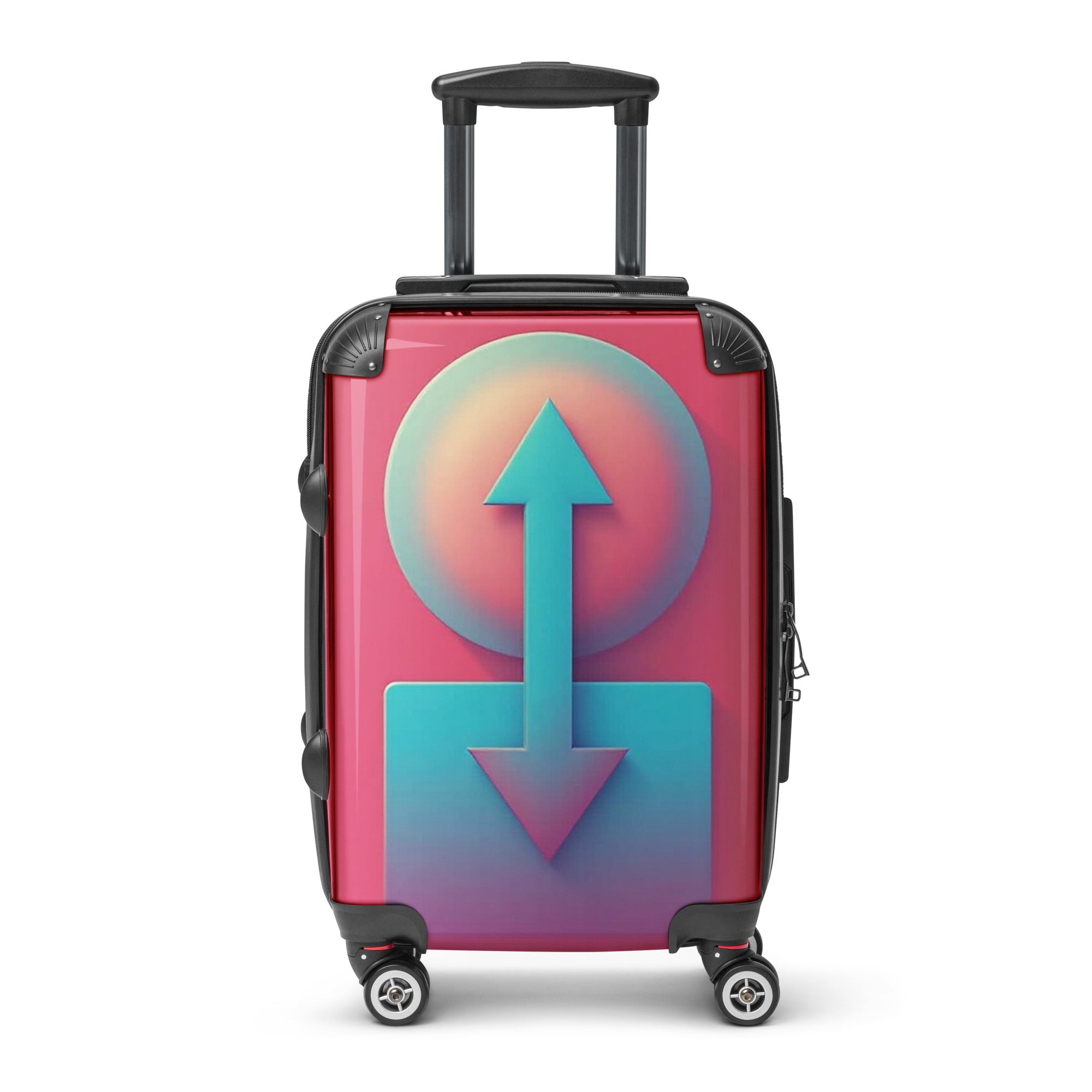 RGRM - NeonAxis – Geometric Gradient Travel Suitcase - RaGuiRoMo Store