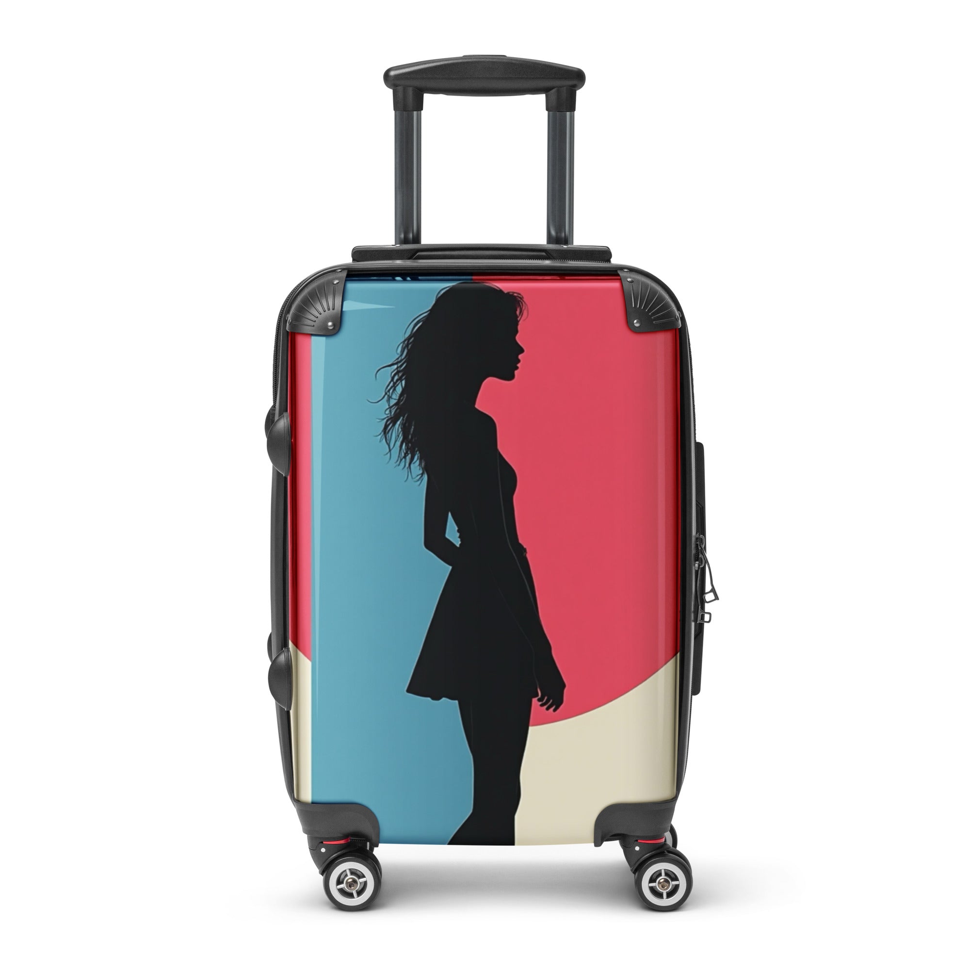 RGRM - ColorMuse – Silhouette Geometric Art Suitcase - RaGuiRoMo Store