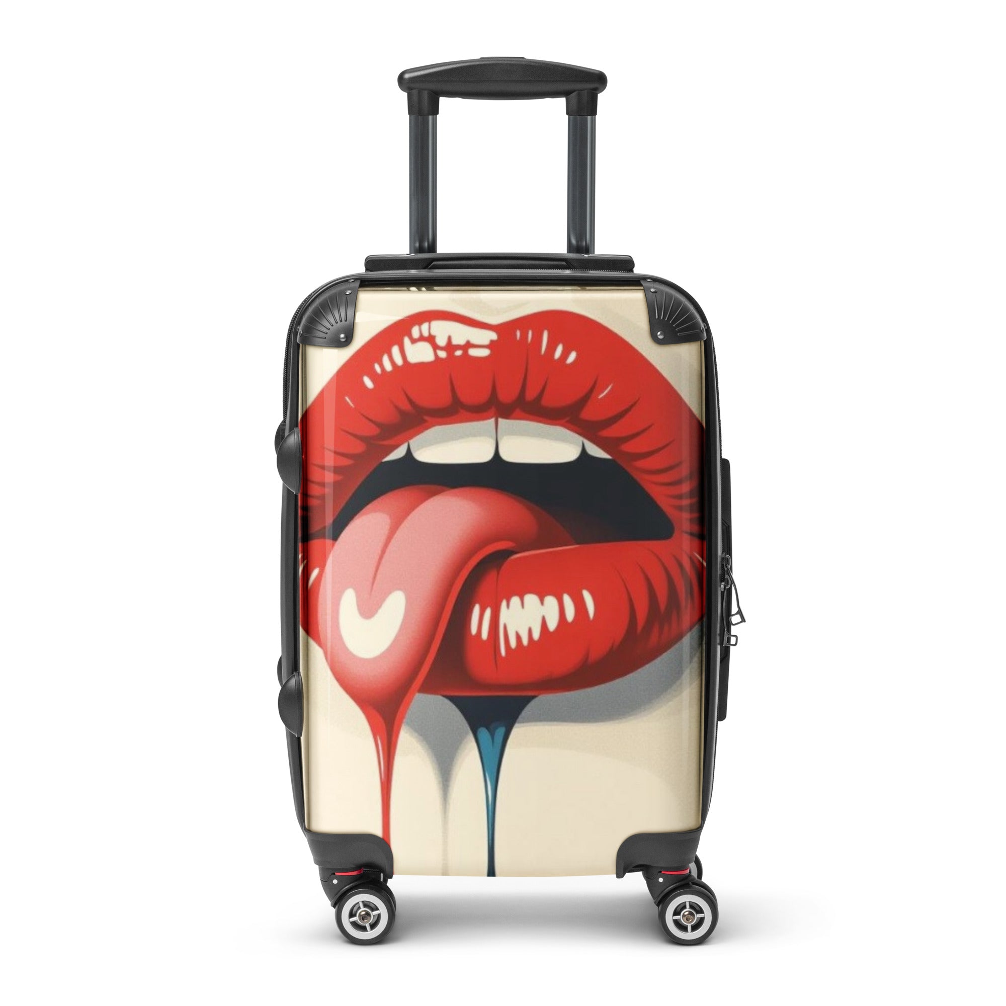 RGRM - LickFlux – Dripping Tongue Pop-Art Suitcase - RaGuiRoMo Store