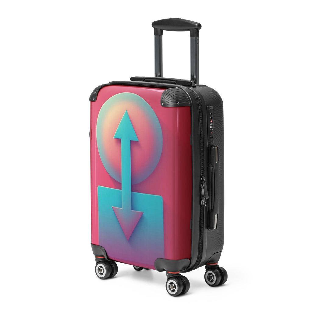 RGRM - NeonAxis – Geometric Gradient Travel Suitcase - RaGuiRoMo Store