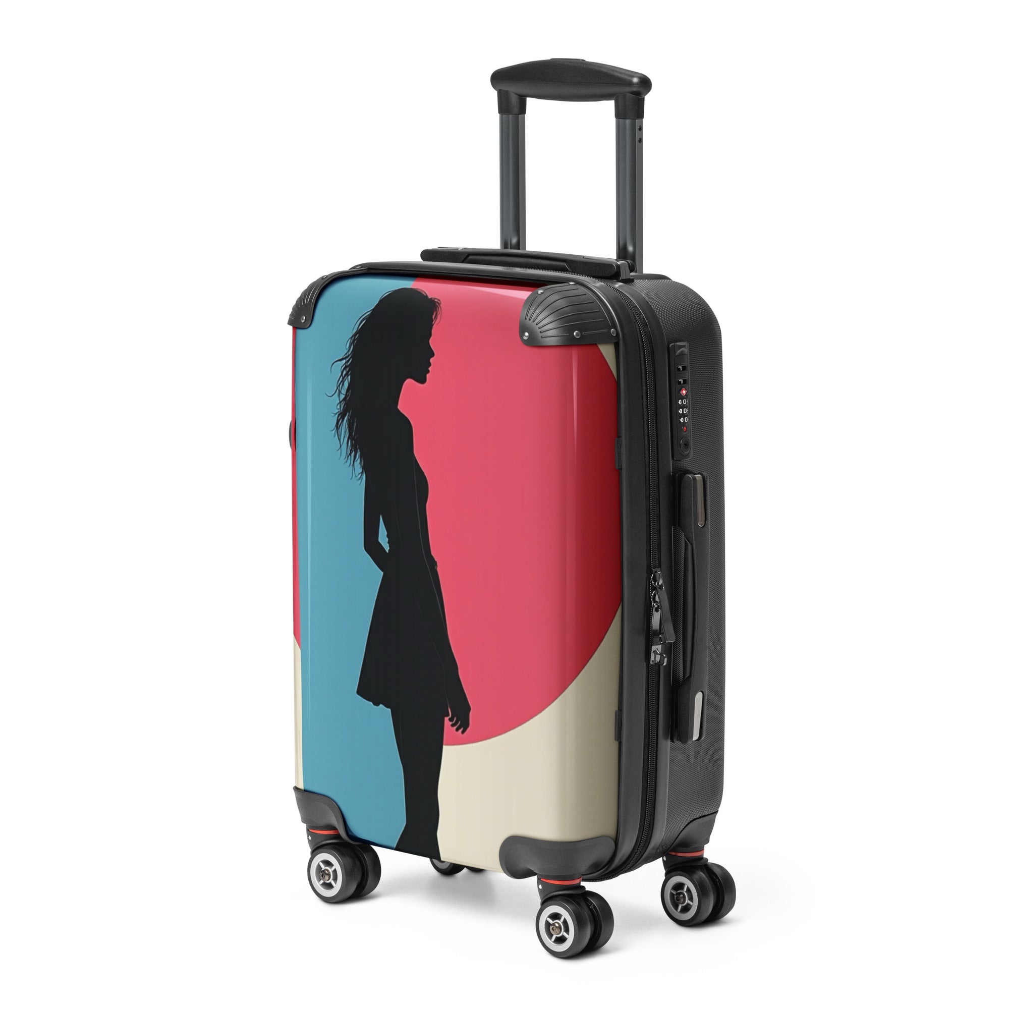 RGRM - ColorMuse – Silhouette Geometric Art Suitcase - RaGuiRoMo Store