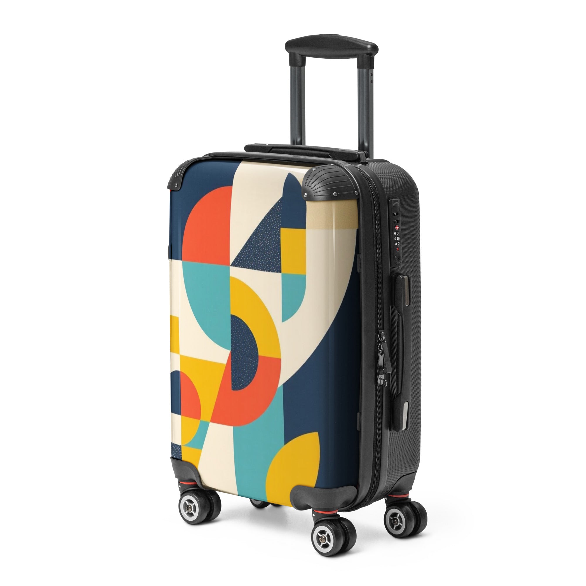 RGRM - GeoBurst – Multicolor Geometric Art Suitcase - RaGuiRoMo Store