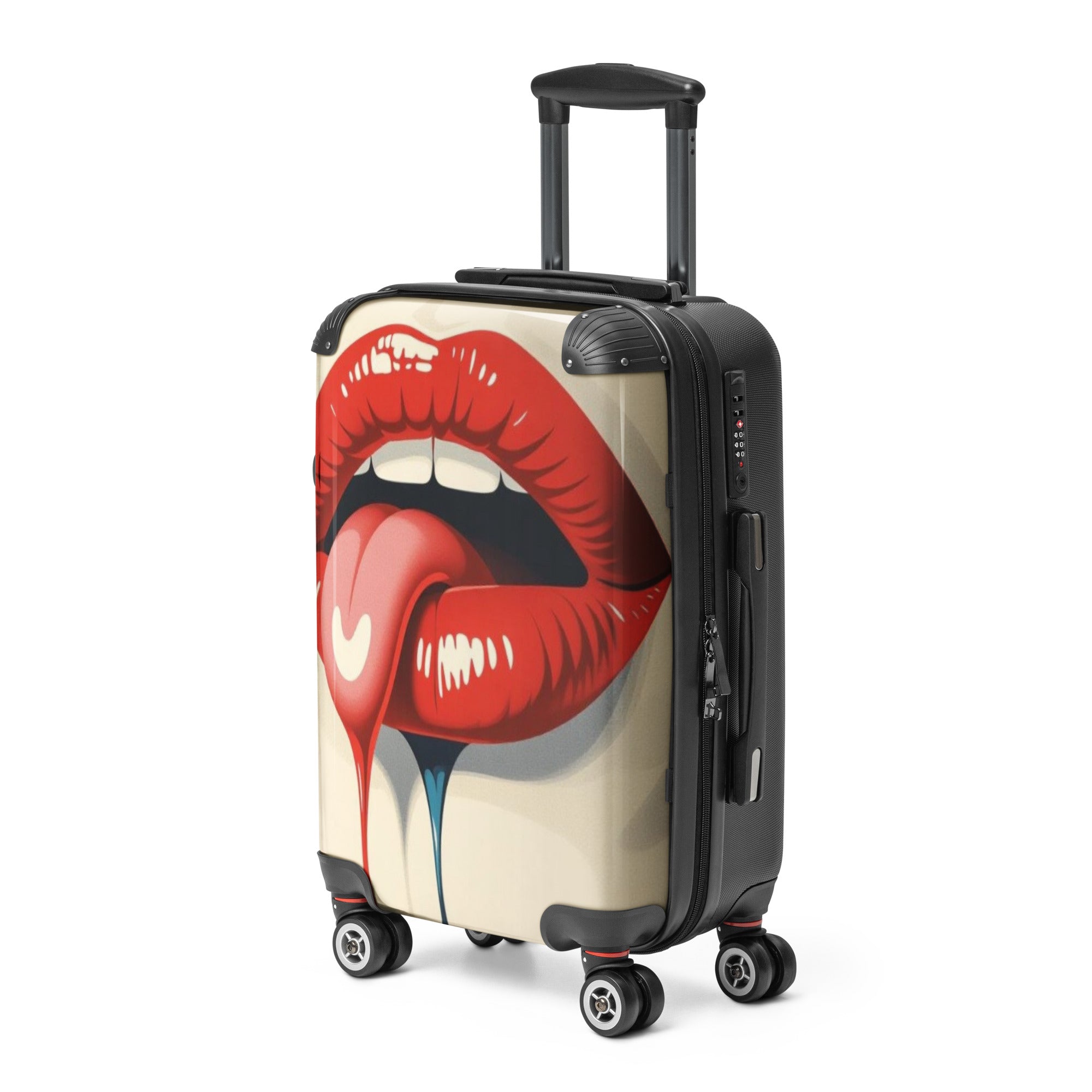 RGRM - LickFlux – Dripping Tongue Pop-Art Suitcase - RaGuiRoMo Store