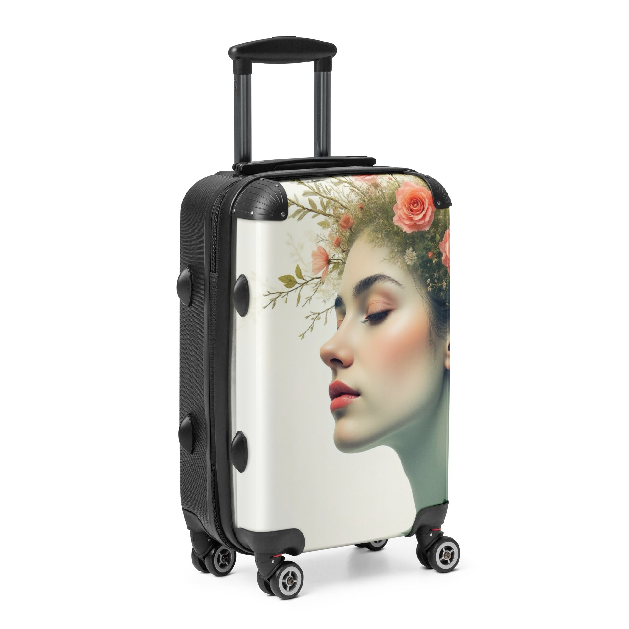 RGRM - BloomVoyage – Floral Crown Art Suitcase - RaGuiRoMo Store