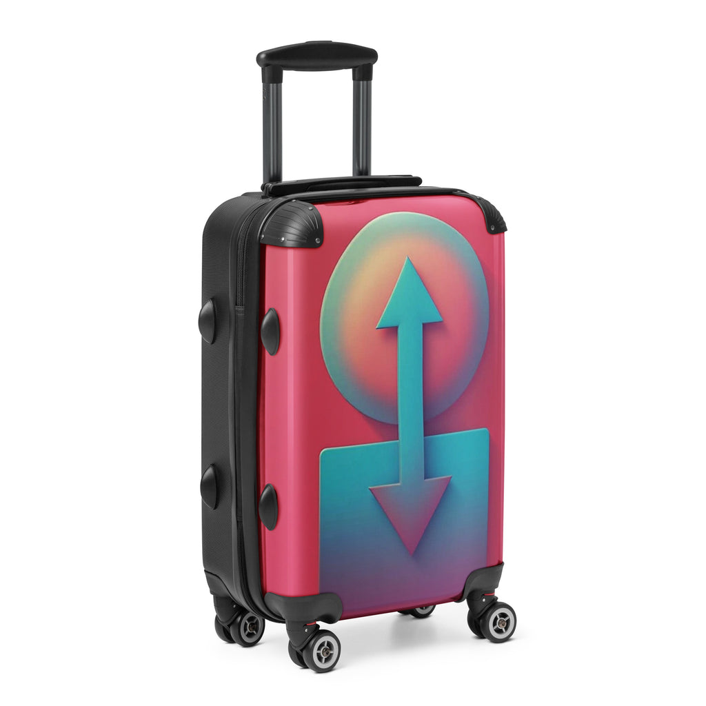 RGRM - NeonAxis – Geometric Gradient Travel Suitcase - RaGuiRoMo Store