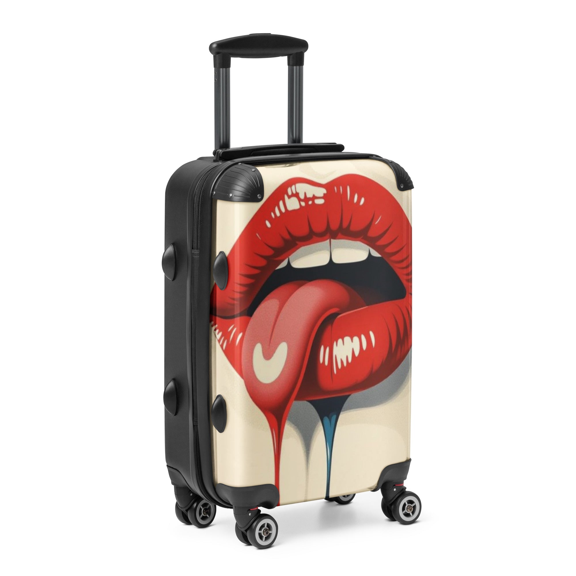 RGRM - LickFlux – Dripping Tongue Pop-Art Suitcase - RaGuiRoMo Store